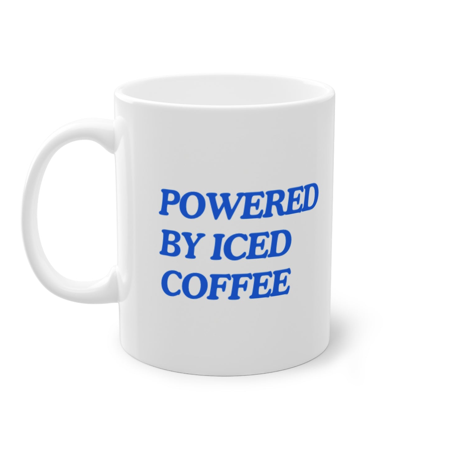 Powered By Iced Coffee Tasse